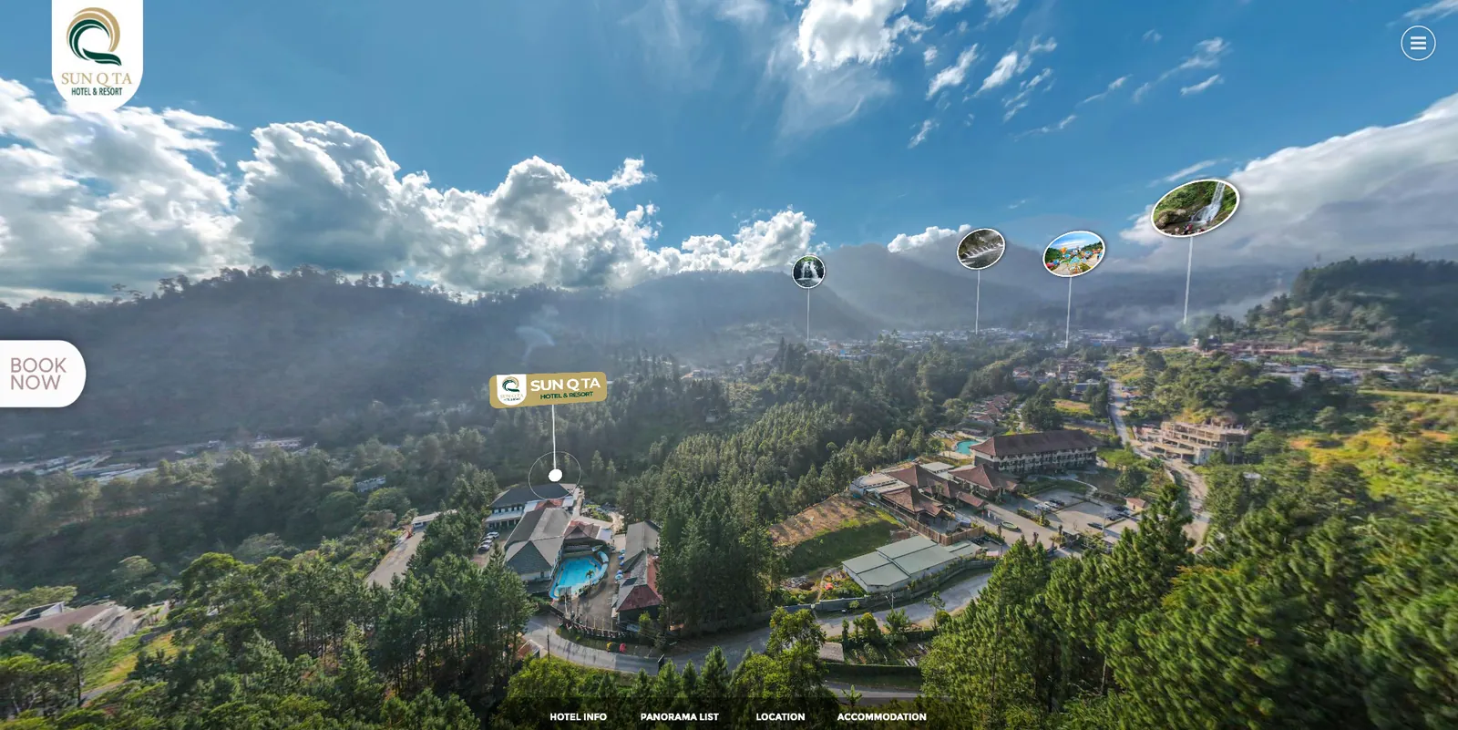Pemandangan aerial Sunqta Hotel